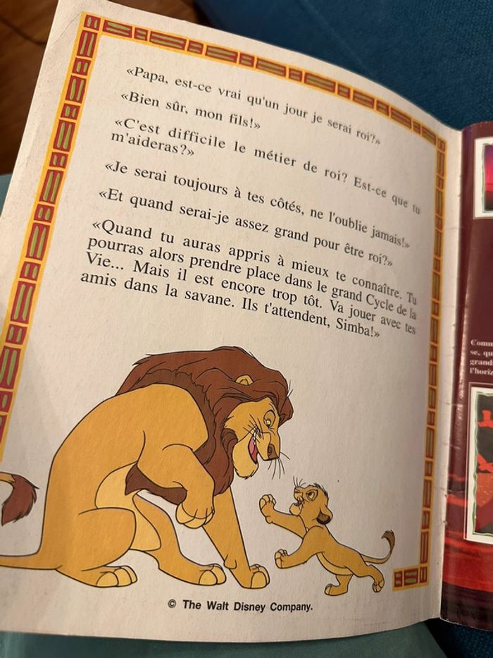 Album Panini ancien Disney Le Roi Lion complet stickers autocollants vintage - photo numéro 3