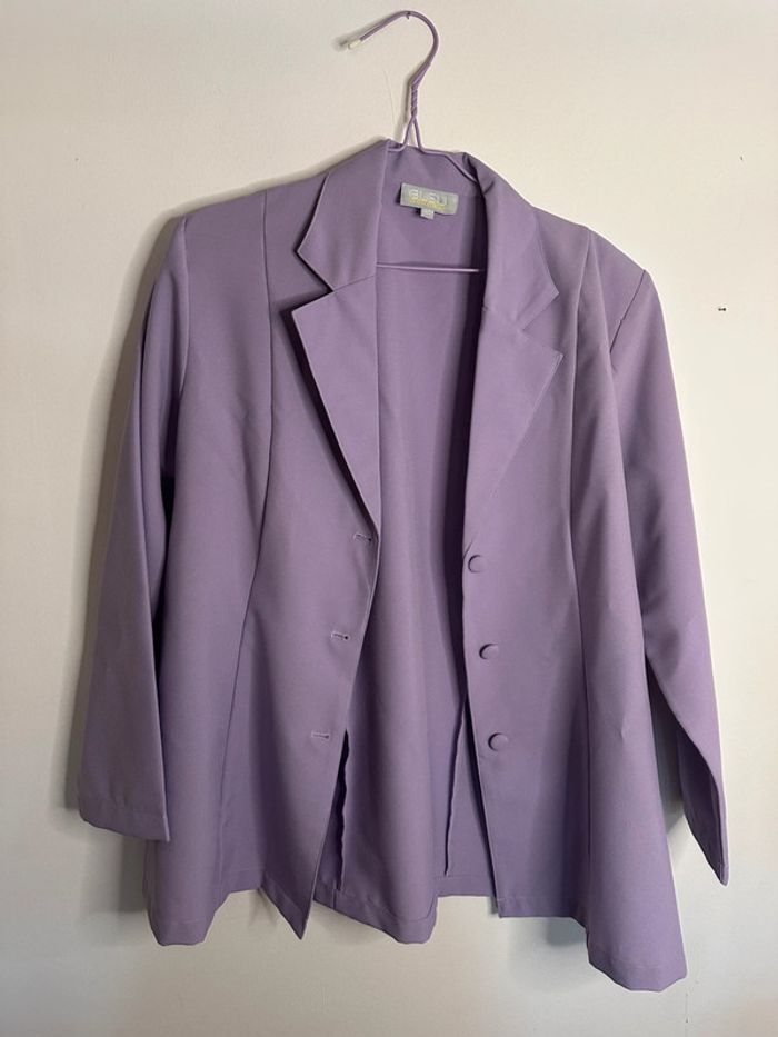 Ensemble Bleu bonheur Robe et veste Taille 44 - photo numéro 4