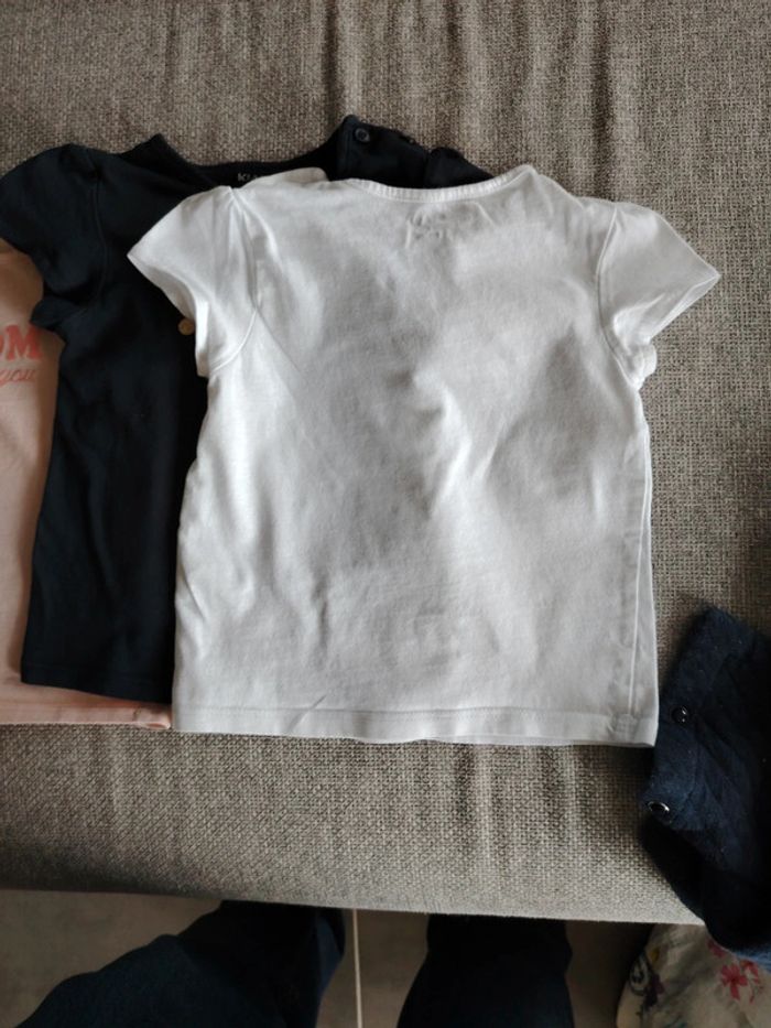 Lot t-shirts 18 mois kiabi - photo numéro 4