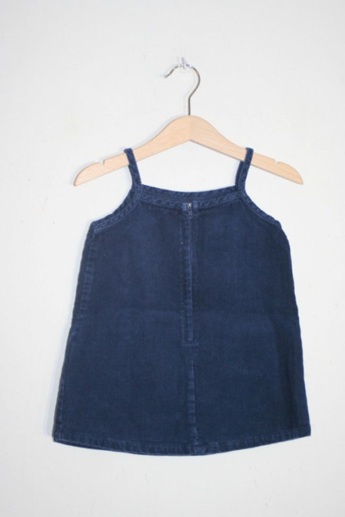 Robe velours bleu marine In Extenso 18m - photo numéro 3