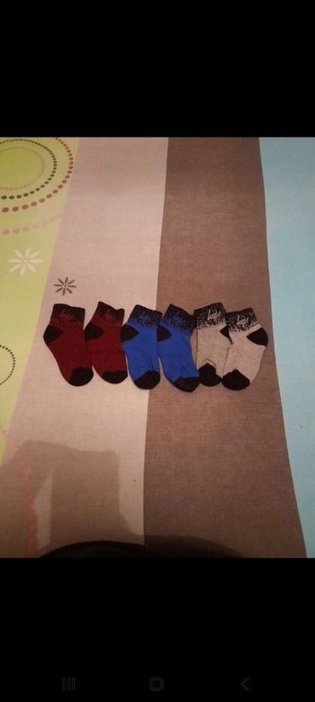 Lot 3 paires de socquettes