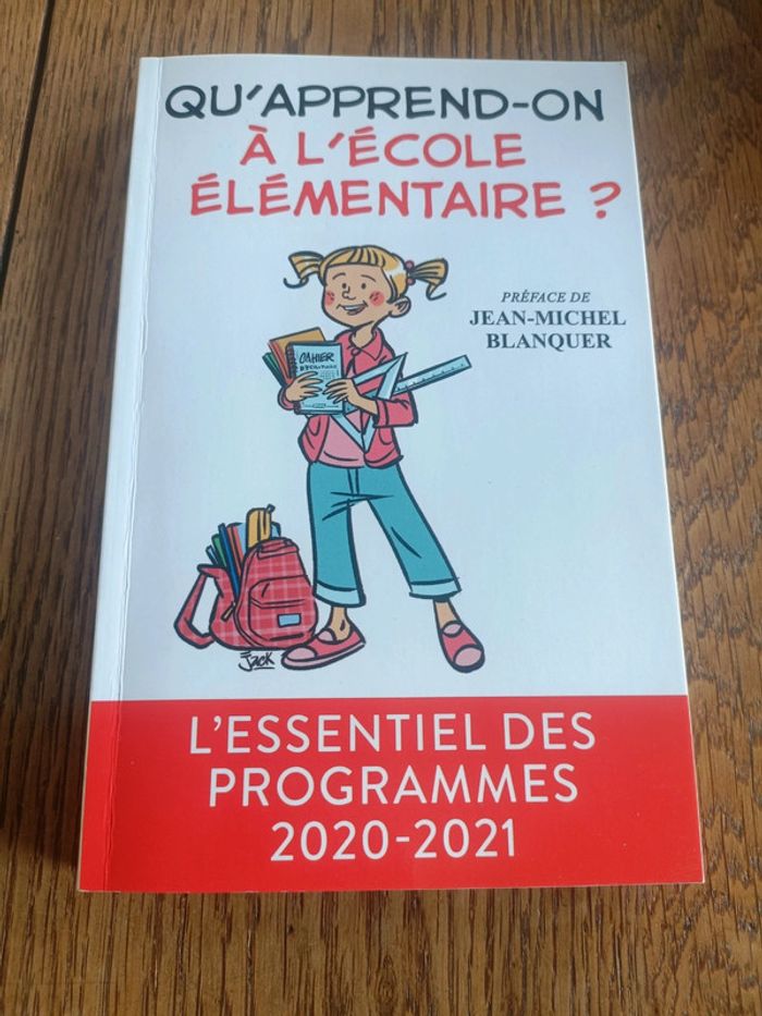 Qu'apprend t on à l'école élémentaire