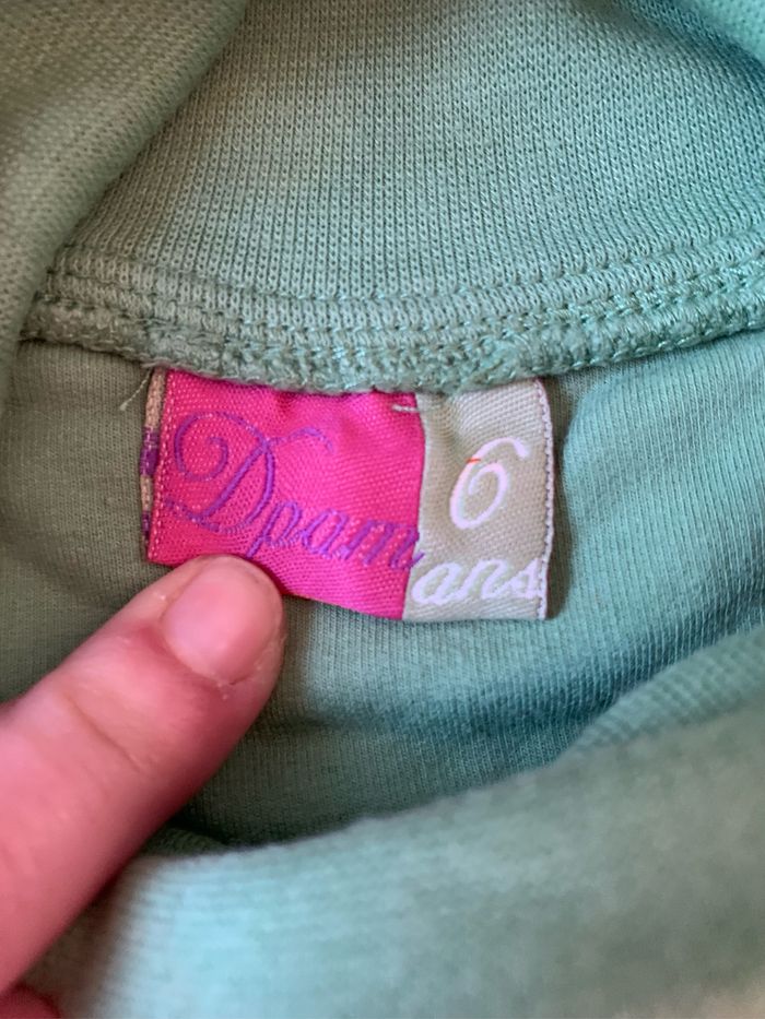 Sweat vert DPAM 6 ans - photo numéro 4