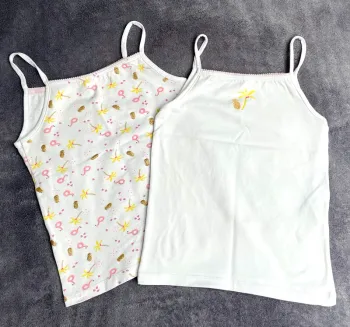 Maillot de corps fille, 5 ans, DPAM (lot de 2)