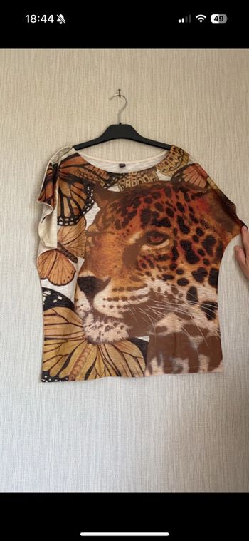 T-shirt Taille 38 leopard pimkie