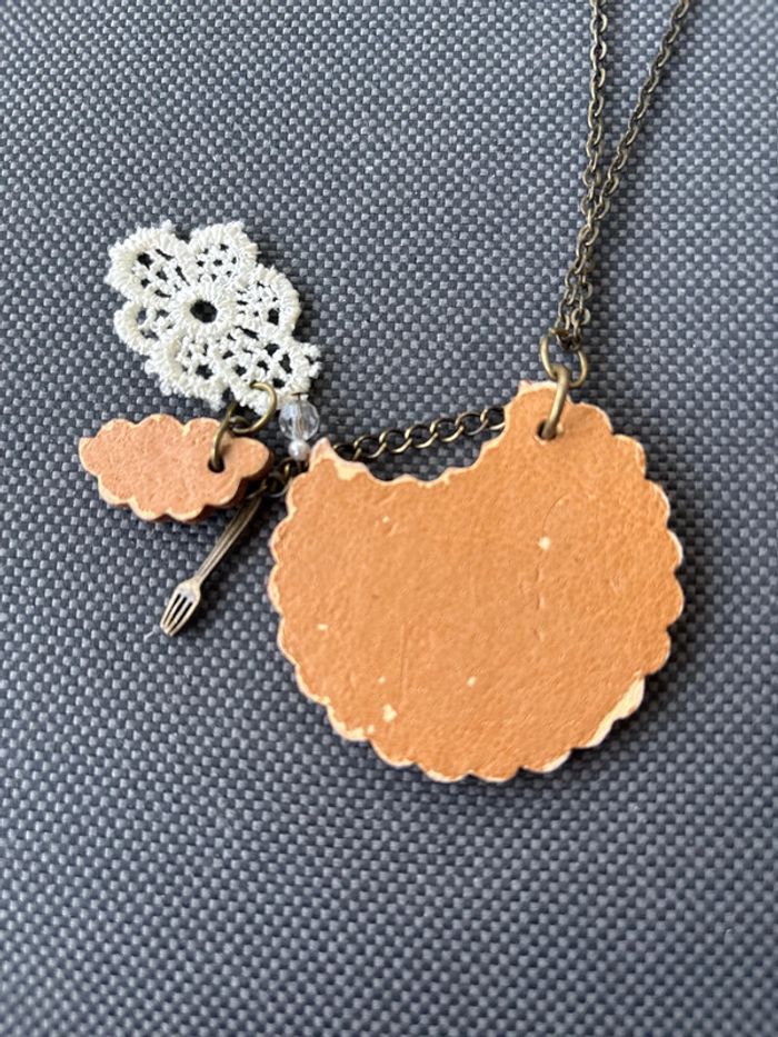 Collier sautoir Misako biscuit - photo numéro 5