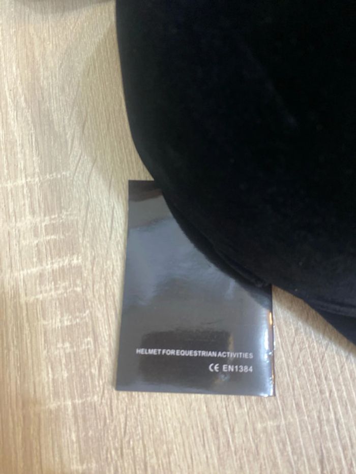 Bombe équitation noire taille 52 Equestrian Helmets neuve - n81j - photo numéro 3