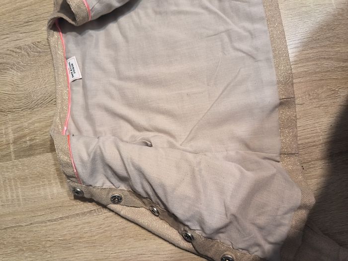 Veste dorée paillettée fille 3 ans - photo numéro 2