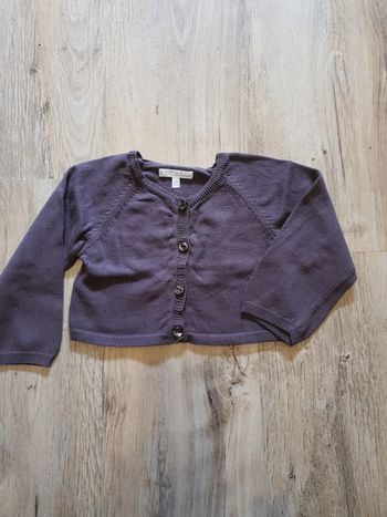 Gilet, fille, 18 mois.