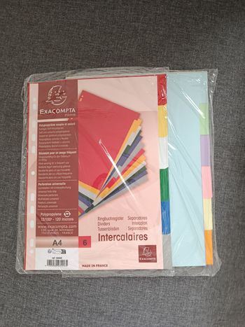 Lot de 2x6 intercalaires neuf