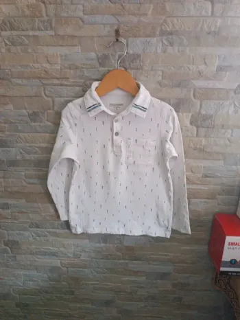 Polo blanc In Extenso 6A