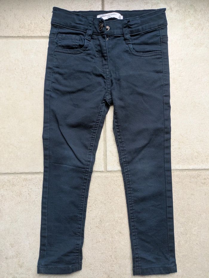 Pantalon bleu marine fille 4 ans