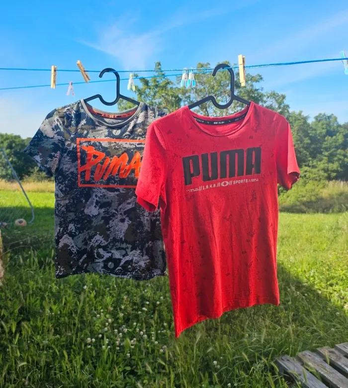 2 Tee-shirt garçon 12 ans puma + 1 gratuit - photo numéro 2