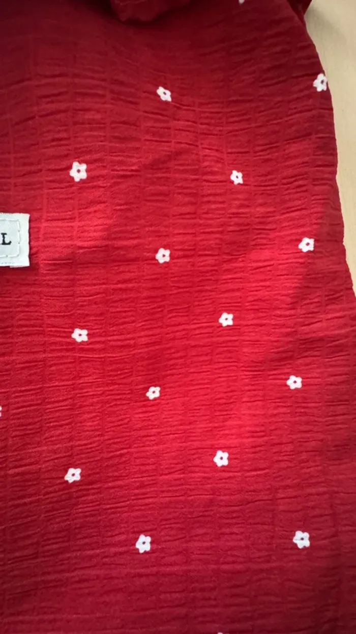 Joli sac froufrou rouge - photo numéro 2
