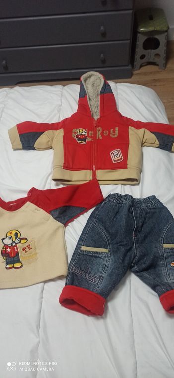 Ensemble 6 mois tom et kiddy