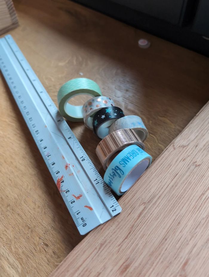 Lot de 6 rouleaux de masking tape - photo numéro 2