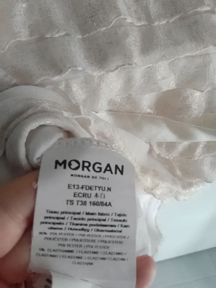 Top bohème taille 38 Morgan vintage - photo numéro 5