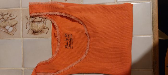 Debardeur femme orange