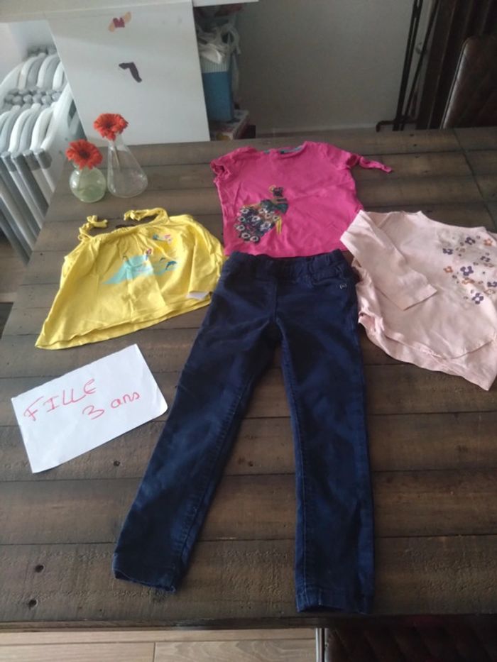 Lot bébé fille sergent major 3 ans