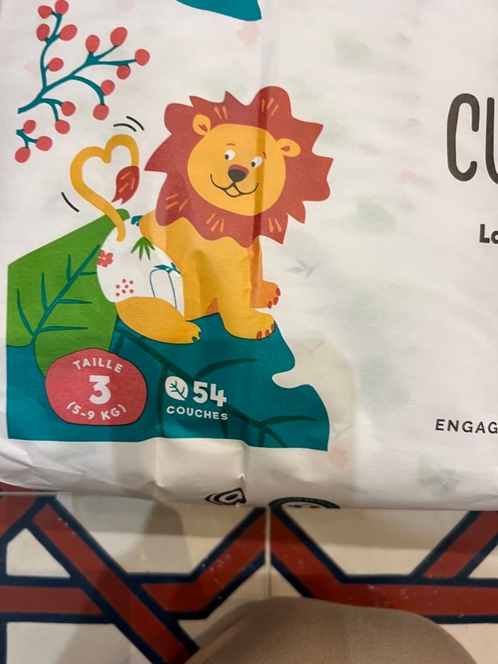 Paquet et demi de couches – Les Petits Culottés – Taille 3 - photo numéro 4