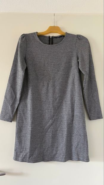 Robe type Vichy manche longue XS Femme