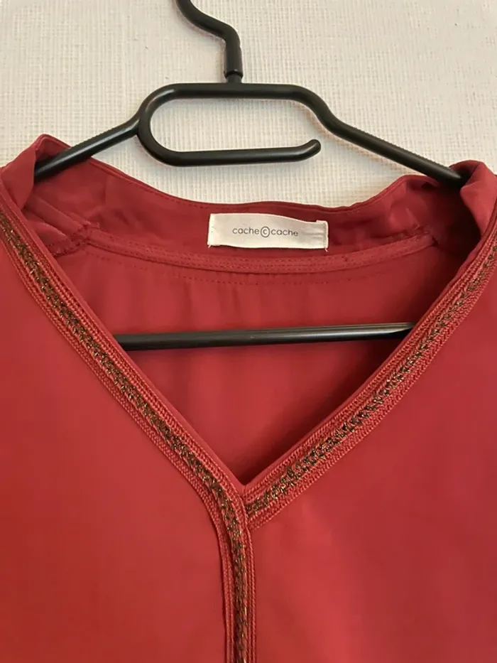 Blouse rouge/corail - photo numéro 3