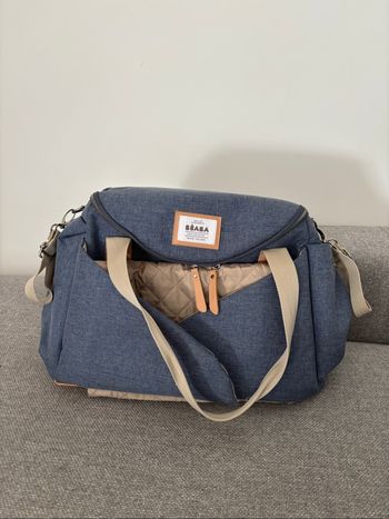 Sac à langer beaba bleu