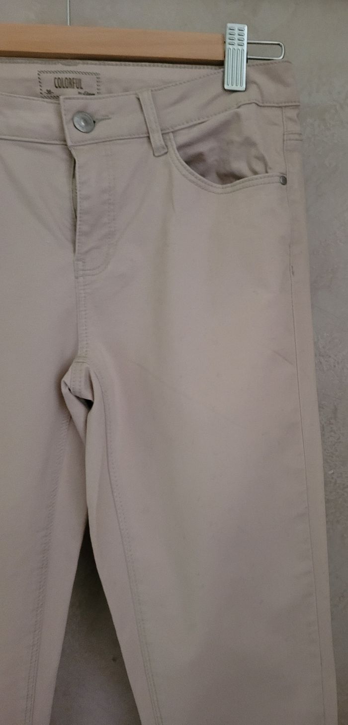 Pantalon toile femme ou adolescente taille 36 - photo numéro 2