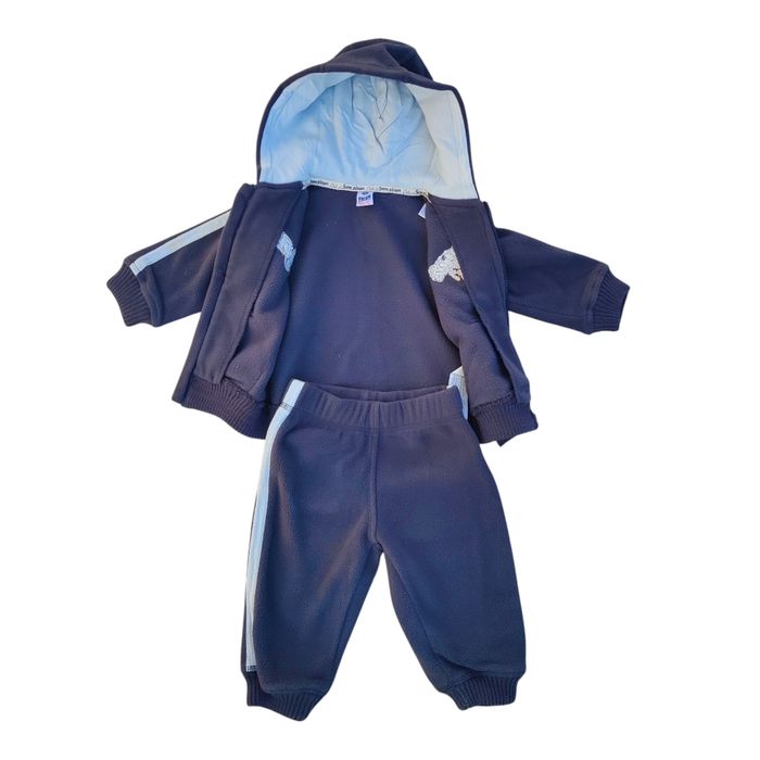 Ensemble jogging hiver garçon bébé 12 mois vintage rare en très bon état