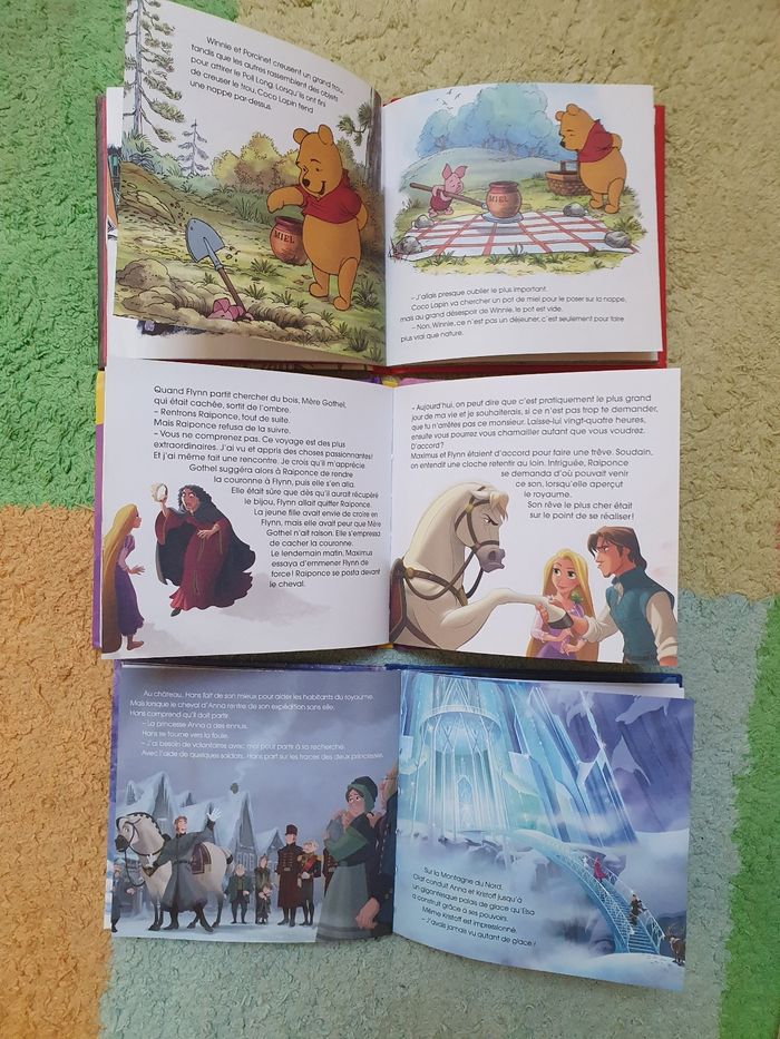Lot de 3 livres histoire + 2 CD reine des neiges + 3 CD comptines  offerts- 3 ans et + -  TBE - photo numéro 4