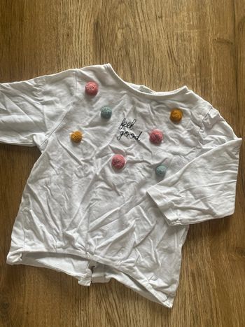 T-shirt manche longue taille 12 mois