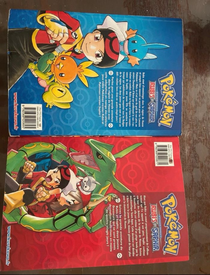 Manga pokemon Rubis et saphir tome 1 et 2 - photo numéro 2