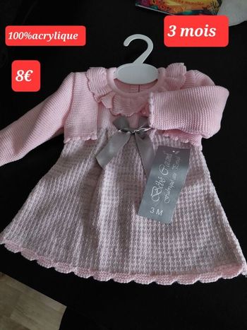 Robe avec bolero 3 mois