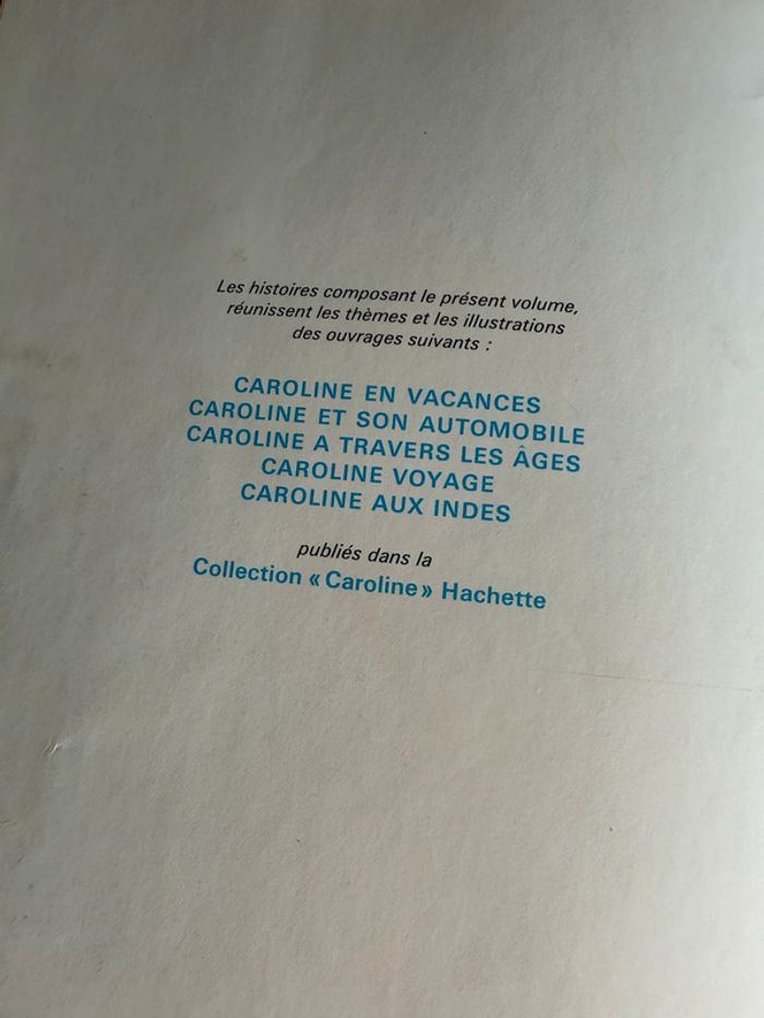 Grand livre ancien très rare Les Aventures de Caroline Pierre Probst Hachette éditions - photo numéro 6