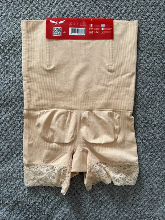 Culotte gainante  ventre plat, relève les fesses, silhouette sexy beige - photo numéro 3