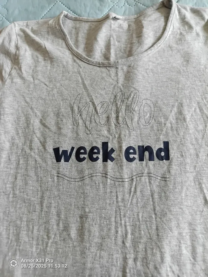 Chemise de nuit grise 38 - photo numéro 2