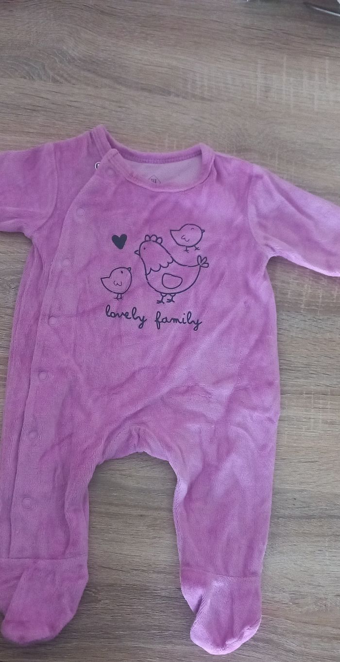 Pyjama fille taille 1 mois