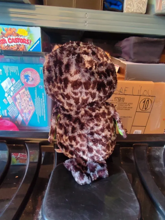 Peluche gros yeux hibou - photo numéro 3