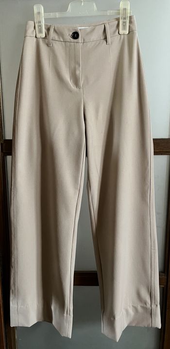 Pantalon ample beige (XS - 34) Bershka