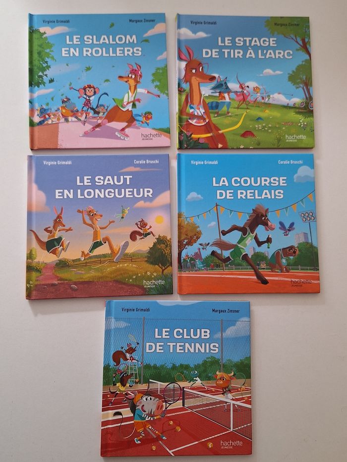 Lot de 5 livres enfant Esprit Sportif