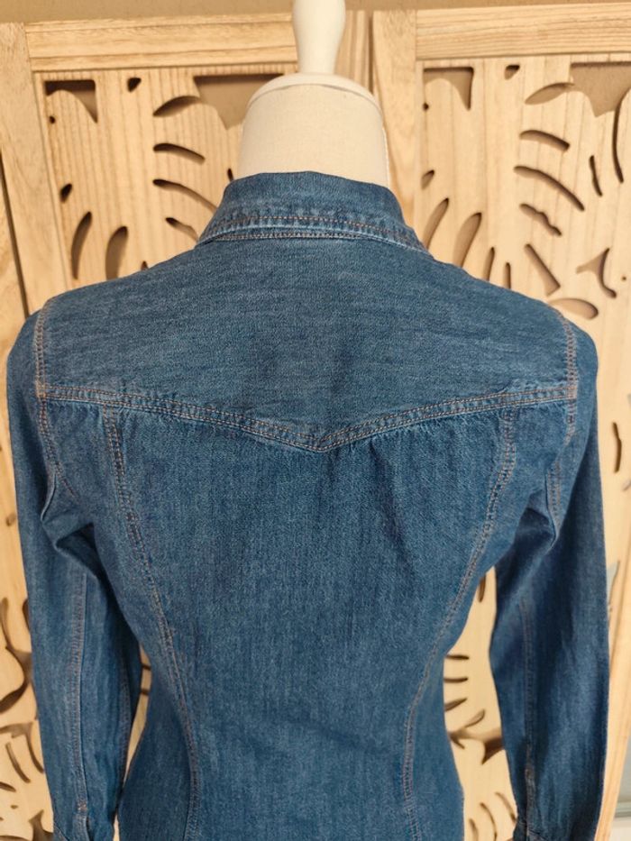 Chemise en Jean Femme, Coupe Cintrée - Taille 34 & Shirt - photo numéro 7