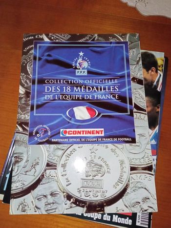 Collection médailles équipe de France 98