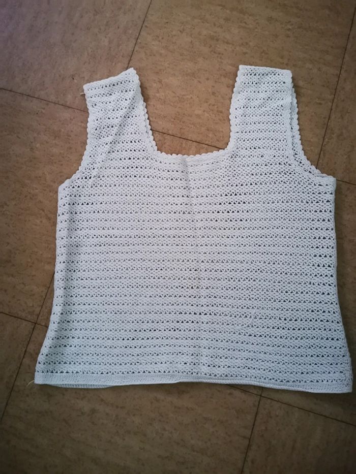 Top façon croché
