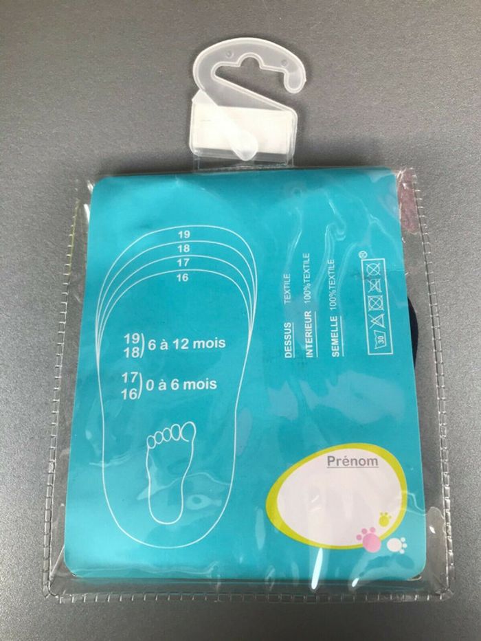 Chaussons bleus Beep Beep Kokin neufs - Pointure 16 - photo numéro 6