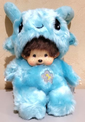 Monchhichi Fille Cosplay Capricorne Bleu