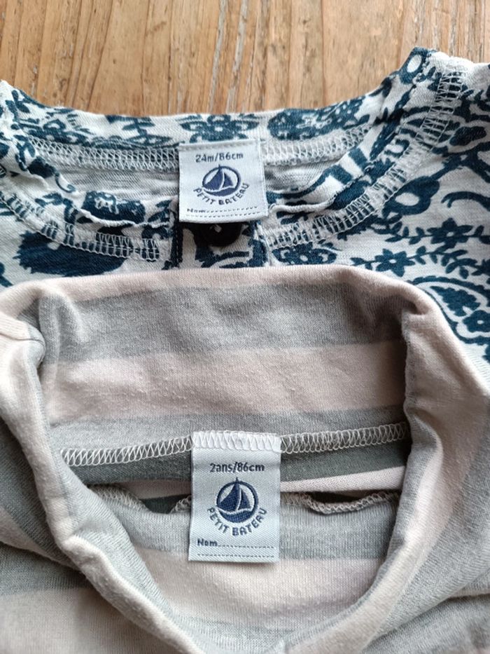 Lot de 2 hauts 2 ans fille Petit Bateau - photo numéro 3
