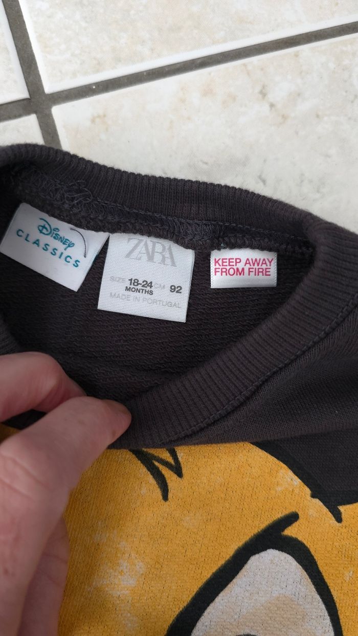 Neuf (non porté 🥰😍)superbe  sweat molleton 24mois Garçon 🤩😍 - photo numéro 3