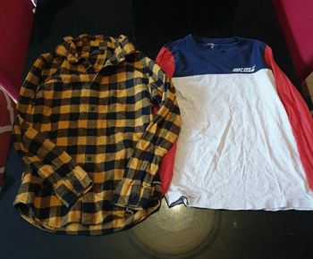 Ensemble lot de a chemise et 1 tee shirt