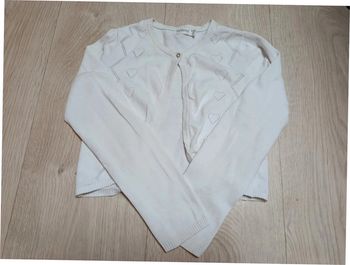 Gilet coton blanc 12 ans orchestra