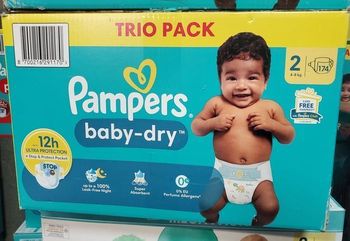 174 Couches T2 Pampers paquet neuf